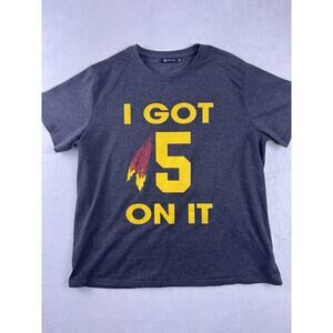 Jayden Daniels I Got 5 On It T Shirt 2XL Washington Commanders Chictino